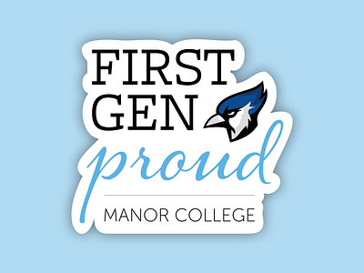 First Gen Sticker branding college design graphic design logo sticker typography