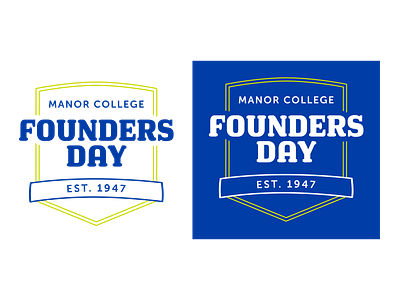 College Founders Day Logo branding college design founders day graphic design illustration logo typography vector