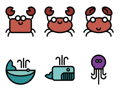 Work in progress Sea animals