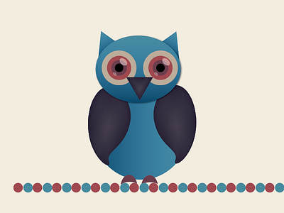 Night owl illustration
