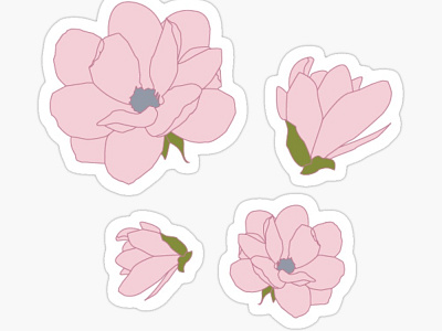 Magnolia stickers