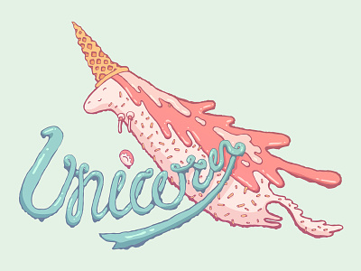 Unicorn adventure candy cartoon cute funny hipster horse ice cream lady rainicorn time unicorn