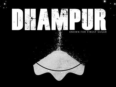 Dhampur best sugar best sugar clean clean ui dhampur fun minimal simple sugar mill town celebration two colors