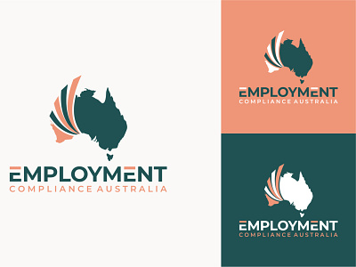 Logo Australia Employment app branding design graphic design illustration logo typography ui ux vector