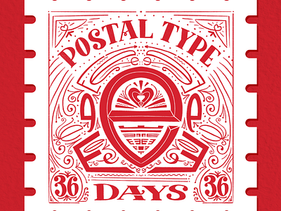 Postal Type, E: 36 Days of Type alice in wonderland alphabet e lettering postage stamps