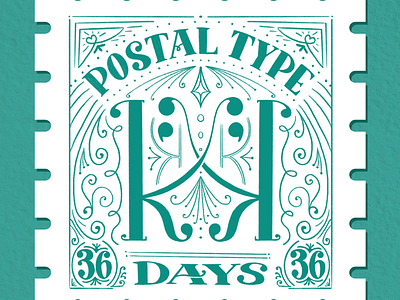 Postal Type, K: 36 Days of Type