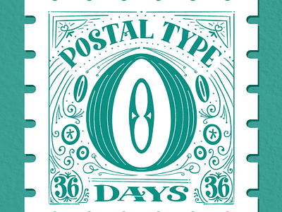 Postal Type, O: 36 Days of Type