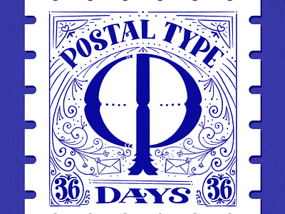 Postal Type, P: 36 Days of Type