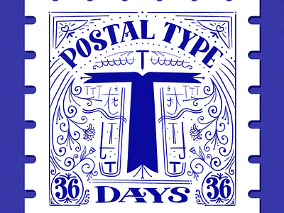 Postal Type, T: 36 Days of Type