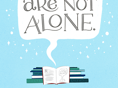 Book Comfort book books dahl handlettering illustration lettering matilda procreate quote reading typography