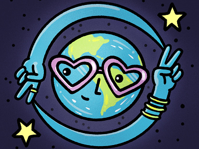 World Peace doodle earth illustration peace peace sign sustainability world world peace