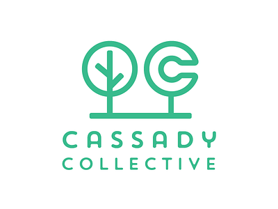 Cassady Collective logo bexley brand branding cassady columbus design identity logo mark ohio tree vector