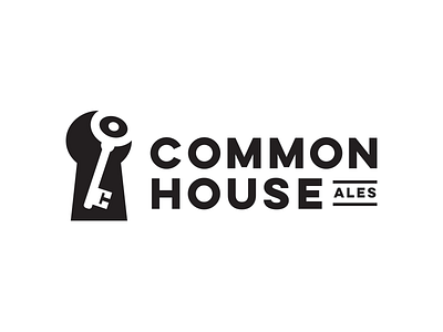 Commonhouse Ales logo ale beer brand branding columbus craft beer graphic design identity key logo ohio vector