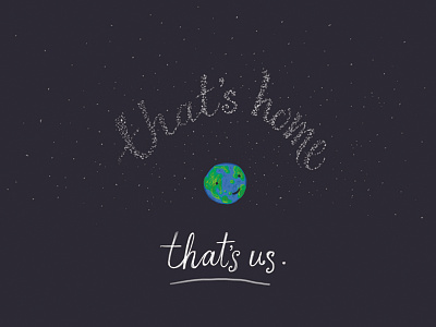 Pale Blue Dot carl sagan earth hand lettering lettering space stars world