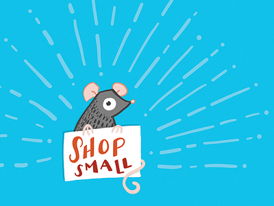 Shop Small hand lettering lettering mice mouse small business tiny