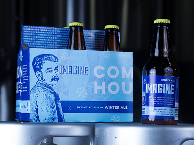 Commonhouse Ales: Imagine Packaging ale beer brand craft beer design imagine john lennon package design packaging