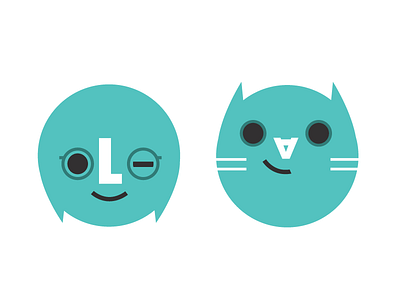 Meet the team: Ampersand, HR Manager brand cat cats hr icons identity logos teal vector wink