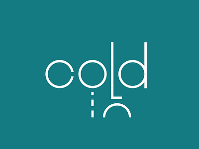 Cold? ❄️ ai cold geometric type type design typography vector winter