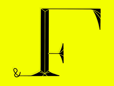& F alphabet ampersand f fetch hand lettering letter lettering procreate