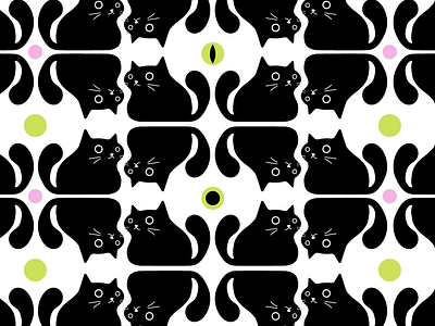 Curvy Cat Pattern 1