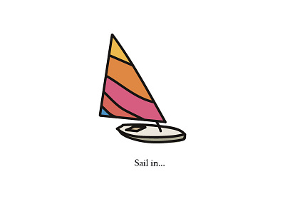 Sail In... 2017 away boat idiom sail summer swim