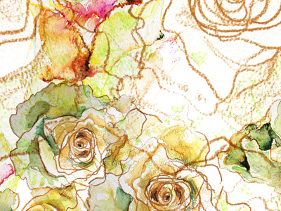 Rose Pattern drawing illustration painting pattern design rose surface pattern