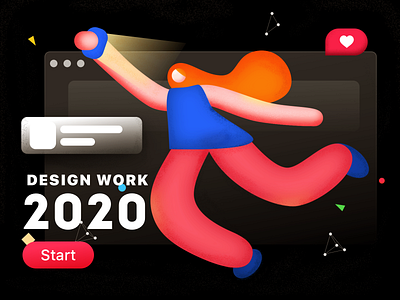 Illustration 2020 app branding design illustration interface ui work