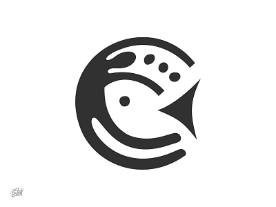 Human-underwater branding design fish human illustration logo logotype mark symbol underwater vector