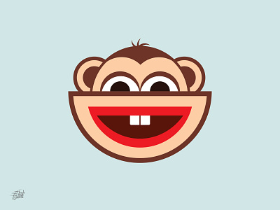Monkey animal branding cute design illustration logo mark monkey symbol