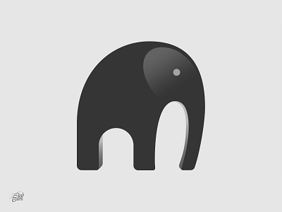 Elephant animal elephant illustration logo logotype mark symbol vector