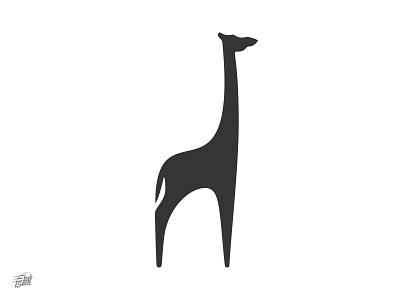 giraffe animal giraffe illustration logotype mark vector