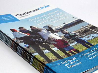 Magazine - ChristenUnie Gelderland graphic design magazine print design