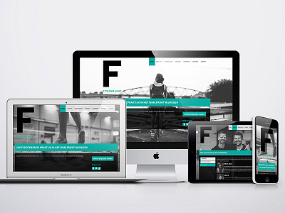 Fysiokracht Website online design responsive website