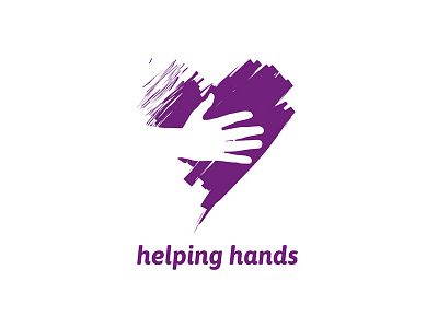 Helping Hands Logo charity identity logo visual identity