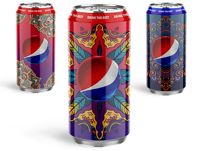 Pepsi concept can designs branding design graphic design illustration pepsi product design