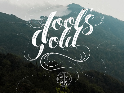Fools Gold fool fools gold hand type lettering pirate type typography