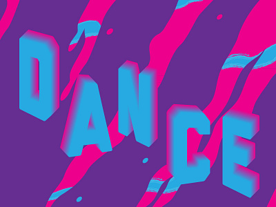 Dancetype4 dance hand lettering hand type illustration lettering movement type