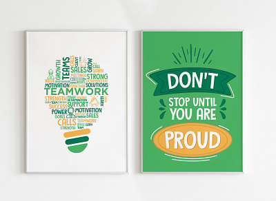 Posters corporate font graphic design illustration motivation poster type typography vector