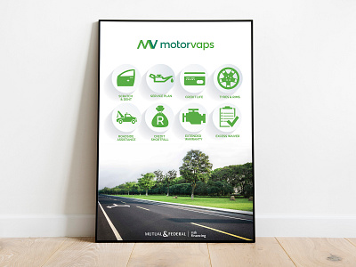 Motorvaps Poster branding corporate corporate design design icons layout poster