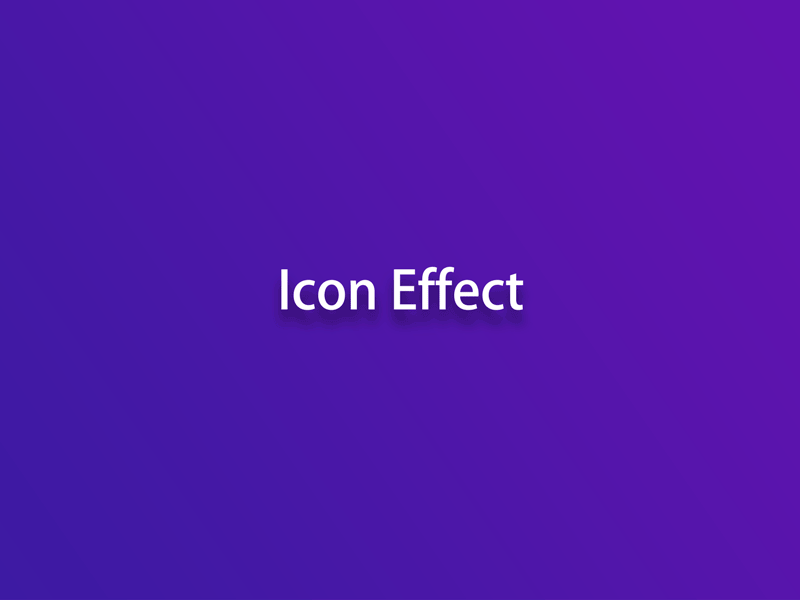 icon effect
