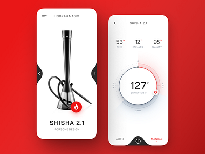 Smart Hookah - App Concept