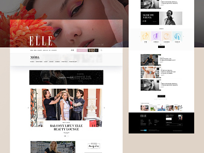 ELLE - webdesign design ui ux webdesign website wondermakers