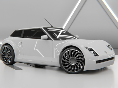 Concept Car 3d animation branding car design metverse sci fi vehicles