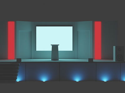 Virtual Auditorium 3d animation metaverse motion graphics virtual reality vr