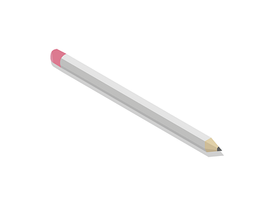 Isometric Pencil illustration isometric pencil