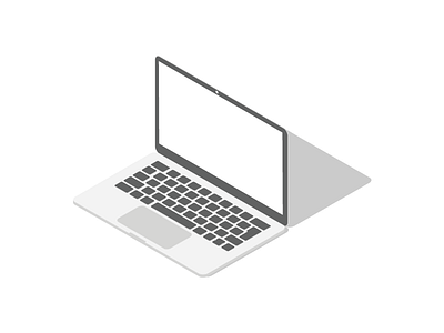 Isometric Laptop apple illustration isometric laptop mac macbook