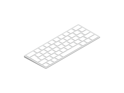 Isometric Keyboard design illustration isometric keyboard