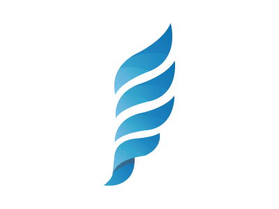 Logo Design adobe flow gradients icon illustration illustrator inspiration logo spine wings
