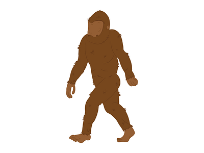 Big Foot adobe bigfoot creature design graphic design illustration illustrator isometric myth