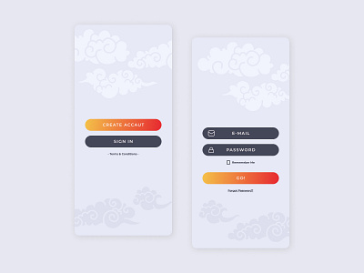 Daily UI #001 - Sign Up anime app dailyui dailyui001 dailyui01 design naruto singup ui